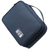 INF troslojna digitalna organizatorska torba navyblue, (21369904) | Shoptok.si