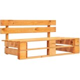  Srednja vrtna sofa od paleta boja meda od impregnirane borovine | shoptok.hr