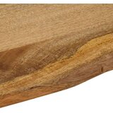 vidaXL Mizna plošča 110x80x3,8 cm naraven rob trden mangov les | Shoptok.si