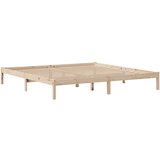  Okvir kreveta bez madraca 200 x 200 cm od masivne borovine | shoptok.hr