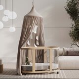Babyhood® otroška posteljica kaylula™ sova clear 5v1 z vzmetnico in rjuho beech | Shoptok.si