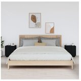  Noćni ormarići 2 kom crna 40 x 34 x 45 cm od masivne borovine | shoptok.hr