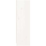 vidaXL Knjižna omara bela 70x33x110 cm trdna borovina | Shoptok.si