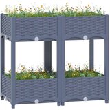 Povišena gredica 80 x 40 x 71 cm od polipropilena | shoptok.hr