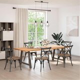  Noge za blagovaonski stol A-oblika 2 kom 100 x (72-73) cm Čelik - Prirodna 100 x (72-73) cm 1 | shoptok.hr