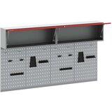  6-delni komplet omare za orodje in stenske plošče rdeča kovina, (22048521) | Shoptok.si