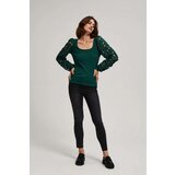 Marisse Emerald Blouse With Lace Sleeves | ePonuda.com