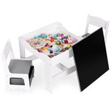 Eco_Toys Ecotoys Dečiji set sto i 2 stolice sa tablom za pisanje ZKC-1A | ePonuda.com