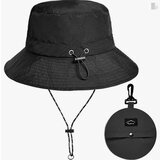 INF zložljiv klobuk s širokimi krajci klobuki za sončenje black, (21298006) Cene