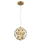 Globo Virina LED viseća svjetiljka (16 W, Ø x V: 28 x 150 cm, Zlatna) | shoptok.hr