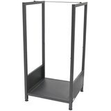  Stalak za drva 39x35x76 cm, crne boje cene