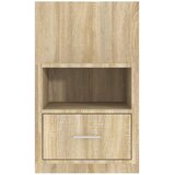  Zidni noćni ormarići 2 kom boja hrasta sonome | shoptok.hr
