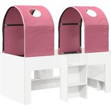  Krevet s Tunelom 4 pcs Bijela i ružičasta Konstruirano drvo | Shoptok.si