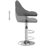 vidaXL Barski stolček 2 kosa temno siv žamet | Shoptok.si