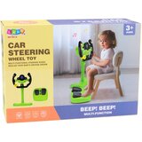  Interactive Steering Wheel on Stand with Pedals Lights Sounds Green | Shoptok.si