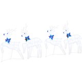 vidaXL LED jelene 4 pcs Bela blago, (5000075009) | Shoptok.si