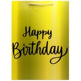  KESA UKRASNA XL 30x41.5x12 OP1704 HAPPY BIRTHDAY ZLATO WY Cene