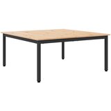  Kava Stol Prirodna 100 x 100 x 45 cm Čvrsto borovo drvo | shoptok.hr