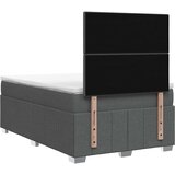  LED okvir za krevet s madracem Tamnosiva 120 x 200 cm Tkanina | shoptok.hr