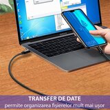 Yesido podatkovni kabel (CA-56) - Type-C na Lightning, 18W, 2.4A, 1.2m - črn | Shoptok.si
