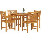  Set za jelo od 5 dijelova od masivnog drva akacije | shoptok.hr