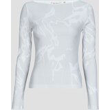 OLAF AOP BOAT NECK TOP Bijela Cijene