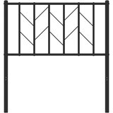  Kovinsko posteljno vzglavje črno 80 cm, (20953819) | Shoptok.si