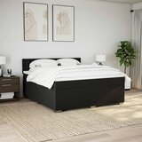  Krevet s oprugama i madracem crni 180x200 cm od tkanine | shoptok.hr