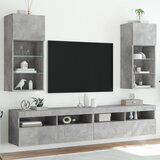vidaXL TV ormarići s LED svjetlima 2 kom boja betona 40 5 x 30 x 90 cm | shoptok.hr