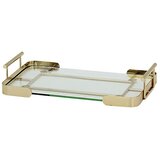Schafer Schäfer Glass Tray zlatna 31 x 18 cm Soleo | shoptok.hr