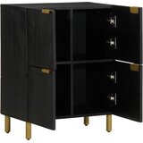  Komoda crna 60 x 33 x 75 cm konstruirano drvo | shoptok.hr