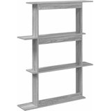  Stenska polica Siva Sonoma 100 x 20 x 126 cm Inženirski les, (5000307200) | Shoptok.si