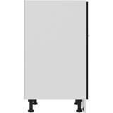 vidaXL Spodnja omarica s predalom črna 60x46x81,5 cm iverna plošča, (20622959) | Shoptok.si