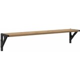 Police na zidu Zidne 2 pcs Umjetnički hrast 80 x 15 x 15,5 cm | shoptok.hr