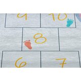 RugsX BAMBINO 43092 pralna preproga Živali, mavrica za otroke protizdrsna - siva / rumena 160/220 cm | Shoptok.si