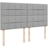 vidaXL Krevet s oprugama i madracem svjetlosivi 200 x 200cm od tkanine | shoptok.hr