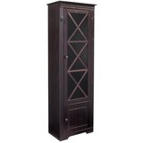 Støraa Tamno smeđa vitrina od masivnog bora 180x35 cm Lisa – | shoptok.hr