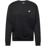 New Balance Sweater majica crna / bijela