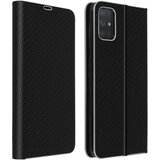 AVIZAR Ovitek za Samsung Galaxy A71 z držalom za kartico in funkcijo stojala, Carbon Effect - crn, (20626690) | Shoptok.si