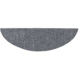  Prostirke za stepenice, samoljepljive, 15 kom, 56x17x3 cm, svijetlo sive, poluokrugle | shoptok.hr