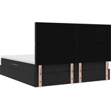  Krevet s madracem i skladištem Crna 160 x 200 cm Baršun | shoptok.hr