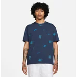 Nike Majica mornarsko plava / cijan plava