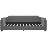  Dnevni krevet na razvlačenje tamnosivi 100 x 200 cm od tkanine | shoptok.hr