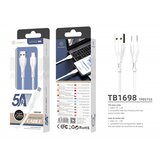 TECHANCY USB A- Type-C kabel 5A 120 cm - bijela | shoptok.hr
