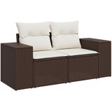  Set sofe 7 kom. Smeđa i krem bijela 55 x 55 x 69 cm 255 x 255 x 85 cm | Shoptok.si