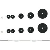  Komplet uteži 30 kg lito železo in kromirano jeklo, (20776568) | Shoptok.si