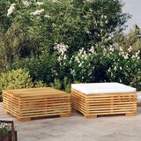 The Living Store Vrtna sedežna garnitura 2-delna trdna tikovina - Vrtna Sedežna Garnitura, (21473335) | Shoptok.si