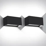 20 W LED Zunanje Stenske Svetilke - 6000 K (Komplet 2 Kosa)