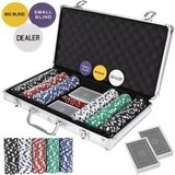 Malatec Poker set s 300 žetoni in kockami v aluminijastem kovčku, (5000289736) | Shoptok.si