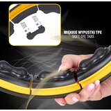  Hhm21 hula hop crno/žuti magnetski s utegom + brojačem hms | shoptok.hr